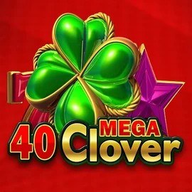 Slots logo of 40 Mega Clover from Amusnet Interactive at Catspins Casino