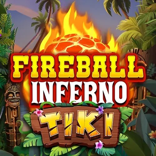 Fireball Inferno Tiki by NetEnt, showcased at catspinss.ch – game logo