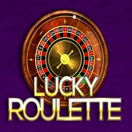 Lucky Roulette slot logo by Belatra Games at Catspins Casino