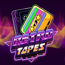 Retro Tapes logo – Slots by Push Gaming at Catspins Casino