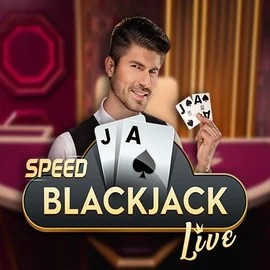 Live Casino logo of Speed Blackjack from Pragmatic Play at Catspins Casino